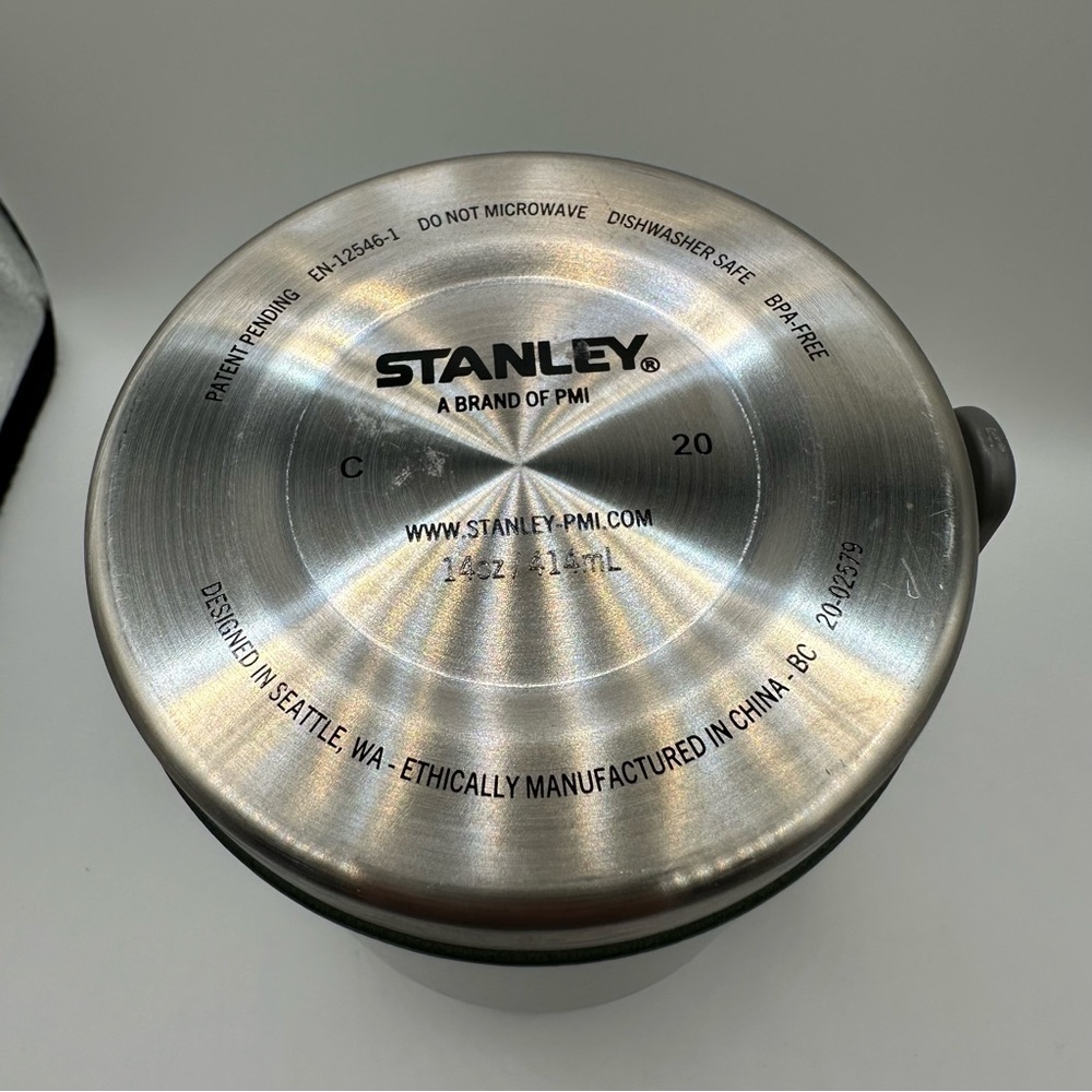 Stanley Classic Legendary Food Jar 14oz Green Thermos Spork New - Picture 4 of 7
